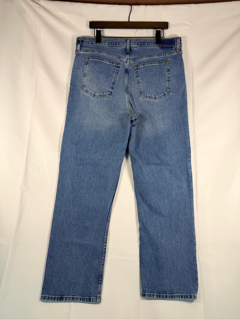 ABERCROMBIE & FITCH Women’s Size 33/16 Denim Jeans 90s Straight Ultra High Rise - Picture 12 of 14